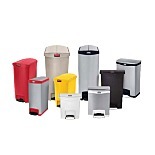 瘦子吉姆脚踏医疗废物容器由Rubbermaid