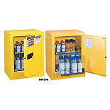 Justrite 890500 Sure Grip Ex台式易燃安全柜；手动单扇门，双壁钢制，53.3厘米宽x 45.7厘米深x 68.6厘米高