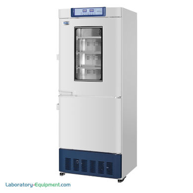 Model HYCD-282A has a capacity of 6.5 cu. ft. (refrigerator) and 3.4 cu. ft. (freezer) includes shelves and drawers | 1720-92 displayed