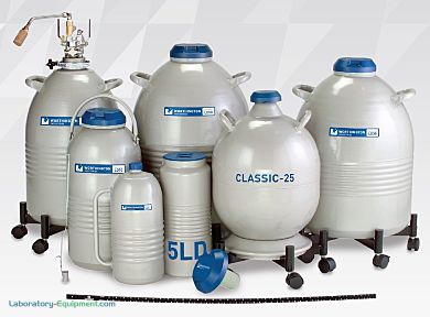 沃辛顿工业公司的LD系列杜瓦瓶提供真空绝缘，便携式液氮存储