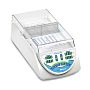 Benchmark's IsoBlock is a digital dry bath that features two isolated chambers maintain independent time and temperature control | 2829-49 displayed