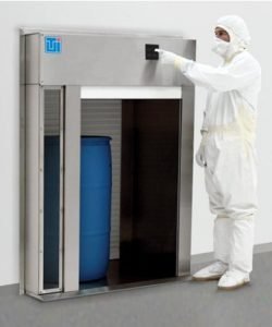 Terra Roll Up通过腔室将大型物体转移到受控环境中