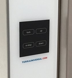 可卷起的通过室控制垫